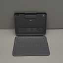 Logitech Rugged Folio Keyboard Case for iPad (10th gen & A16) with Smart Connector and Durable Spill-Proof Keyboard - Graphite