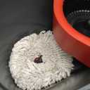 O-Cedar EasyWring Microfiber Spin Mop, Bucket Floor Cleaning System, Red, Gray, Standard