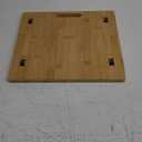 GuanQiao Bamboo Appliance Slider, Sliding Tray for Coffee Maker, Coffee Pot Rolling Tray with Wheels, Coffee Slider Tray for Kitchen Countertop, Cabinet, Wide - Medium (13"D x 14"W)