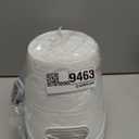 6 Pcs White Baseball Plastic Ice Bucket Drink Cooler Bulk 4.5l Oval Storage Basket Tub with Handles for Summer Sport Birthday Party Decoration Supplies