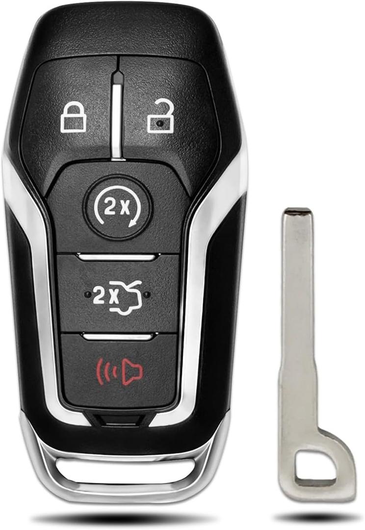 Key Fob Replacement Fits for 2015-2017 Ford Edge Mustang/ 2016-2017 Explorer/ 2013-2016 Fusion Lincoln MKZ/ 2014-2016 MKC/ 2016-2019 MKX Keyless Entry Remote Control M3N-A2C31243300