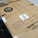 10 Pack White Trifold Poster Board, 36in x 48in Corrugated Project Board