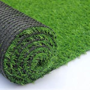 Green Artificial Grass Turf Mat 4X6ft, Fake Grass Carpet Lawn Landscape Outdoor Rug, 0.7 inch Pile Height Rubber Backed with Drainage Holes (4FTX6FT)