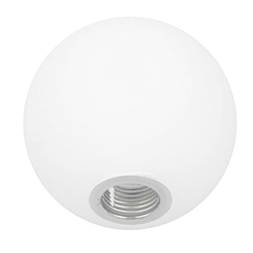 LALAFINA Globe Glass Lamp Shade G9 Round Ball Lampshade White Light Cover Replacement for Living Room Bedroom