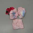 Disposable Rabbit Diapers,Small Pee Pads,with Rabbit Suspenders for Diapers Female,Squirrel Diapers,for Bunny Guinea Pig Kitten Hedgehog Sindoor and Outdoor Activities.(10PCS) (Pink Plaid, M)