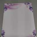 Purple Passion Stationery Paper - 100 Sheets