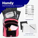 4E's Novelty College Ruled Composition Notebooks 4 Pack - Hard Cover 100 Sheets 9.75" x 7.5" for Notetaking, Black Marble Bulk Compositon Book, Back to School Supplies For Students Boys Girls & College by 4Es Novelty