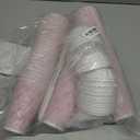 50 Set 16 Oz Pink Bow Disposable Coffee Cups with Lids and Straws Coquette Bowknot Corrugated Paper Drinking Cups for Hot Cold Drinks Birthday Baby Shower Bachelorette Party Supplies