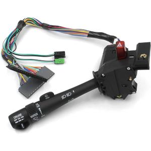 Multifunction Turn Signal Switch Compatible with 1999-2002 Chevy Silverado Suburban Tahoe Avalanche & GMC Sierra Yukon Combination Wiper Arm Lever Replaces # 26100839 3441937
