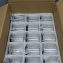 KEYWING 30Pack 8oz Candle Jars with Lids, Clear Glass Jars with Black Metal Lids, Empty Jar for Candle Making, Powders, Cream