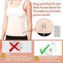 Heated Castor Oil Pack Wrap | Residual Warmth, Overnight Use