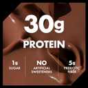 Oikos Protein Shake, Chocolate, 30g High Protein Drinks, Shelf Stable, Ready to Drink, 5g Prebiotic Fiber, 12 fl oz Bottle, 12 Count (EXP 03/26/27)