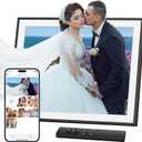 Dragon Touch Digital Picture Frame - 19 Inch WiFi Large Digital Photo Frame with 64GB Storage, FHD Screen, Easy Setup to Share Photos or Videos Remotely via Vphoto App from Anywhere(Not Touchscreen)