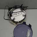 2 Pack Flea Traps for Inside Your Home, Indoor Flea Light, Bed Bug Killer with 8 Sticky Pads & 4 Light Bulb, Odorless Natural Insect Infestation Treatment Trap for Kid Pet (White Grey)