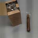 Lpraer 6Pack Real Wax Pillar Taper Candle Primitive Drip Candles Flameless Flickering LED Lights Dipped Battery Operated Halloween Decoration Set Party Festival Church Decor, Brown