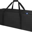 COOLBEBE 36-Inch Large Travel Duffle Bag, 100L Heavy Duty Luggage for Sports Equipment, Camping & Moving, Water Resistant, Black (36" x 13" x 13")