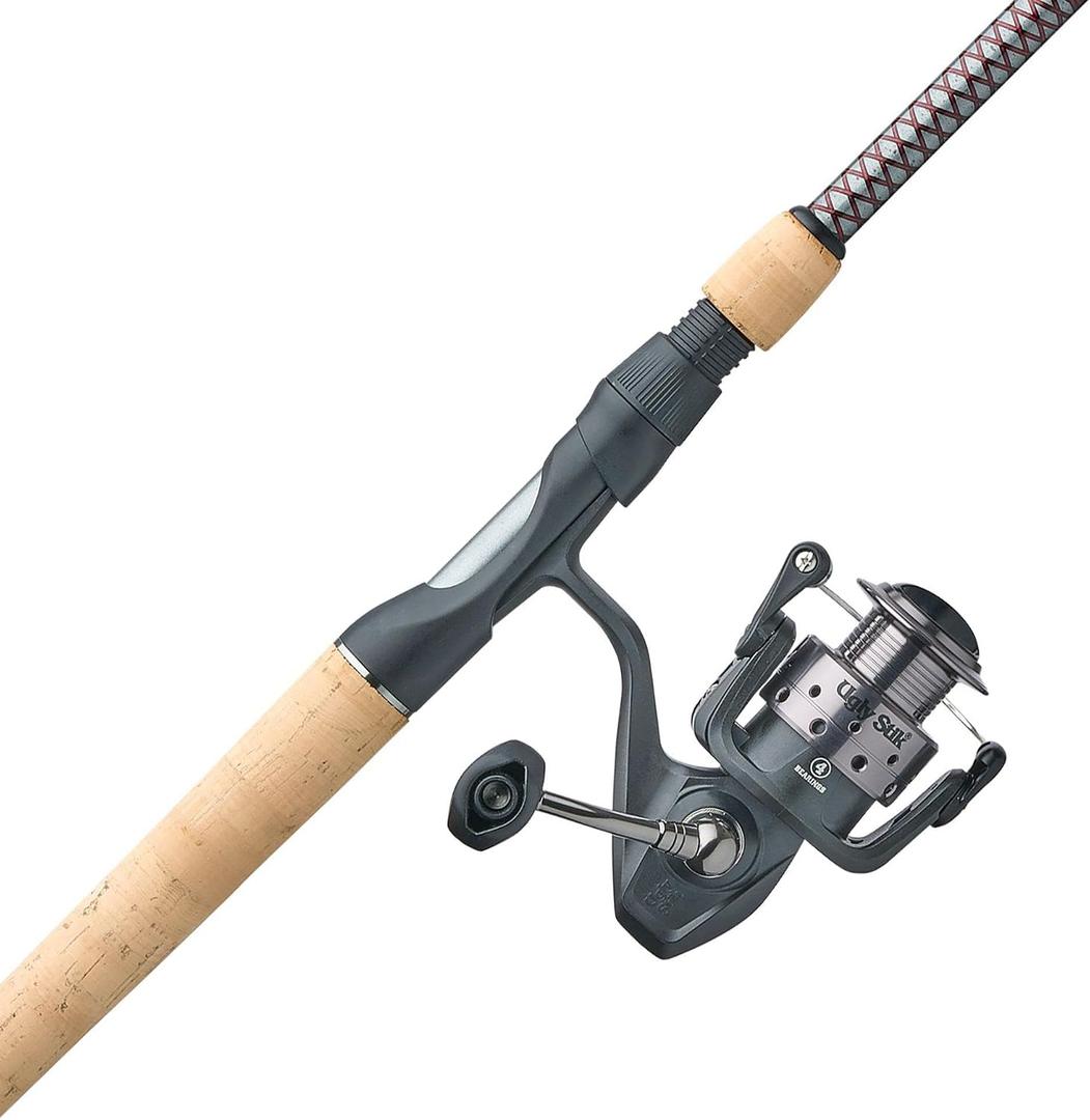 Ugly Stik Elite Spinning Reel and Fishing Rod Combo, 30 Size Reel - 6'6" - Medium - 2pc - Multicolor