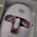 Yahi Red Light Therapy for Face and Neck, Rechargeable and Ergonomic Design for Home & Travel, Cordless Face Mask Light Therapy, White