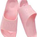 Arch Support Slides Comfortable Beach Pool Slippers, Lightweight Indoor Outdoor Slide Shower Bathroom Sandals Quick Drying 8-8.5