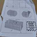 Land Guard 8x4x3ft Rectangular Galvanized Raised Garden Beds, Large-Capacity Metal Planter Box Outdoor, Durable Deep Raised Garden Bed 3ft Tall, Raised Beds for Gardening Vegetables, Classic Silver