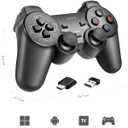 AA0187 2.4GHz Wireless Game Controller for PC Windows, Android Devices, TV Box and PS3, 2 Pack