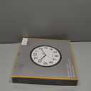 Bernhard Products Black Wall Clock, Large 13-Inch Silent Non Ticking Quartz Battery Operated Round Easy to Read Classroom/Home/School/Office Clock