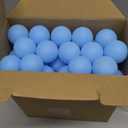 Hanaive 100 Pack Table Tennis Balls Multi Colored 40mm Plastic Balls Bulk Washable Small Game for Carnival Pool Games, Party Decoration Pet Toy (Light Pink, Light Blue)