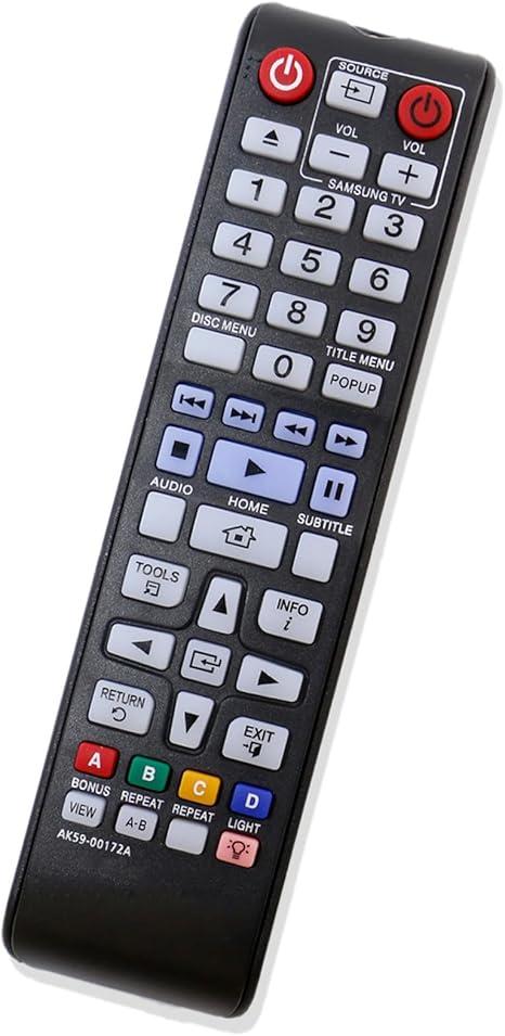 AK59-00172A Replace Remote Control fit for Samsung Blu-Ray Disc DVD Player BD-F5700 BD-J5100 BD-J5900 BD-J5700 BD-E5700 BD-E6500 BD-EM57 Bluray Blu Ray Home Theater Sound System
