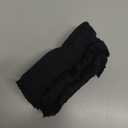 MIULEE Decorative Throw Pillow Covers Neutral Linen Fringe Throw Pillows Set of 2 Black Boho Farmhouse Cushion Covers with Tassels for Couch Sofa Bed Living Room Spring Home Decor 18x18 Inch