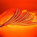 SUYOOULIN LED Strip Lights, SMD 2835 LED Strip, DC12V 1200LEDs 16.4Ft 26000LM High Density LED Light Strips Non-Waterproof IP21, 3 Times Brightness Than SMD3528 LED Strip, Orange