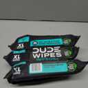 DUDE Wipes Mint Chill Flushable Wipes - Extra-Large Adult Wet Wipes - 3 Pack (144 Count) - Infused with Tea Tree Oil, Vitamin E, and Aloe - Septic and Sewer Safe
