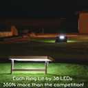 GoSports 4 x 2 ft Ultra Portable Cornhole Board Set - Choose LED Lights or Standard - Regulation Size Corn Hole Games for Adults, Perfect for Tailgating and Camping - Includes 8 Bean Bags & Rules