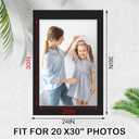 15 Pack Black Picture Mats 24x36 for 20x30 Photos, Bevel Cut
1.2 mm Thick Mat Board, Black Core Bevel Cut, Fits Photos, Prints and Artwork, Ideal for Frames, Gallery and Office Display