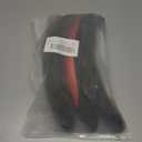 West Llama 3PCS Leather Car Steering Wheel Cover,Snap On Steering Wheel Protector Universal 99% Cars(3PCS-Black)