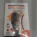 DR. BRACE ELITE Knee Brace with Size Stabilizer (2 Pack) Knee Brace for Women & Men, Workout, Sports, Daily Knee Compression Sleeve for Maximum Knee Pain Support & Fast Recovery (Mars, X-Large) 2