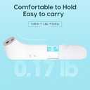 Thermometer for Adults and Kids, Fast Accurate Baby Thermometer, Fever Alarm & Mute Mode, Baby Essentials - Lifetime Support (White)