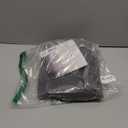 ChrisDowa Small Window Curtains for Kitchen and Bedroom - Grommet Short Thermal Insulated Room Darkening Curtains (2 Panels, Dark Grey, 42 x 36 Inch)