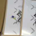 Yaetm 16x20 Picture Frame Matted to 11x14 Set of 2, Natural Solid Oak Wood Frame 16x20 for Photos, Posters & Art Prints, Horizontal and Vertical Wall Mount (2 pack, Oak)