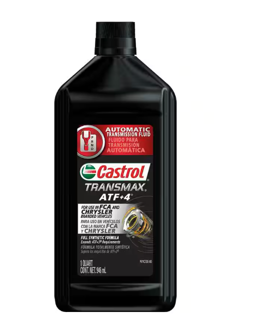 Castrol Transmax ATF+4 Automatic Transmission Fluid, 1 Quart,