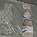 MARTHA STEWART Aloha Modern Pineapple Anti-Fatigue Air-Infused Kitchen Mat, Mint Green, 19.6"x39"