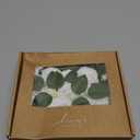 Artificial Flower Rose 25pcs Real Looking Fake Roses for DIY Wedding Centerpieces Arrangements Party Baby Shower Home Decor (Color : Milky White, Size : 25pcs with Leaves)