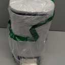 TrashAid Small Bathroom Trash Can with Lid, 1.6 Gallon Stainless Steel Slim Garbage Can with Foot Pedal, Slim Wastebasket for Bathroom, Office, White