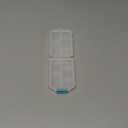 1Pack Travel Pill Organizer - 10 Compartments Pill Case, Compact and Portable Pill Box, Perfect for On-The-Go Storage, Pill Holder for Purse White