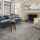 Loloi Jean Stoffer x Loloi Katherine Collection KES-01 Ocean/ Gold 5'-3" x 7'-9" Area Rug Ocean / Gold