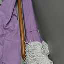 AreShark 7ft Patio Umbrella with Fringe, UPF50+ Beach Umbrella for Table, Pool & Garden, Portable Outdoor Tassels Umbrella w/Fiberglass Ribs&Push Bottom Tilt (Lavender)