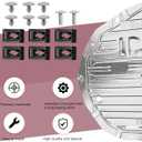 74112-TLA-A01 Engine Splash Guard Shield Under Fit for Honda CRV EX EXL 2017 2018 2019 2020 2021 2022 Engine Shield Cover Aluminum Engine Case Guard Replace 74112TLAA01