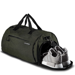 Fitgriff® Gym Bag for Men & Women with Shoe & Wet Compartment - Duffle Bag for Travel, Sports, Fitness & Workout