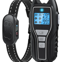 Dog Shock Collar with Remote Control - Rechargeable Dog Training Collar, IPX7 Waterproof E Collar for Dogs with 4 Safe Modes Flashlight Beep Vibration Shock Ideal for All Dog Sizes (8-150lbs)