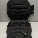 COMFIER Back Massager with Heat, Vibration Massage Seat Cushion with 8 Massage Nodes & 5 Modes, Adjustable Chair Massager Pad for Home Office, Heated Chair Pad,Gifts for Him Her (Jet Black)