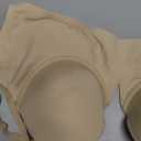 Low Back Bras-Seamless Deep-V Plunge Invisible Backless Bra-Underwire Lightly Lined Halter Multiway Low Cut Bra (34C, Nude)